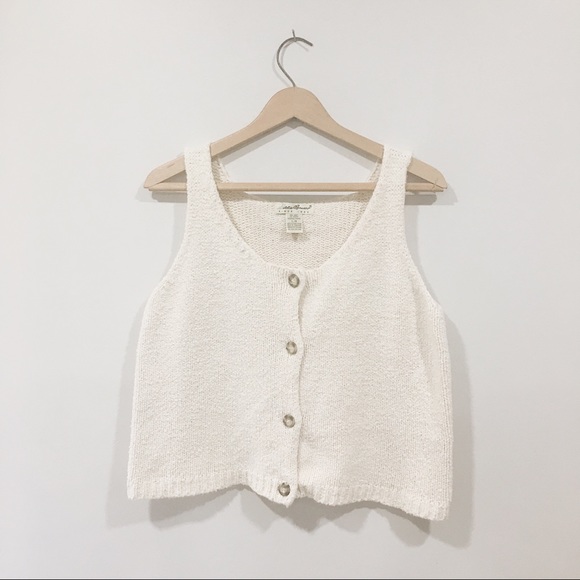 Eddie Bauer Jackets & Blazers - Eddie Bauer Button Up Sweater Vest Tank